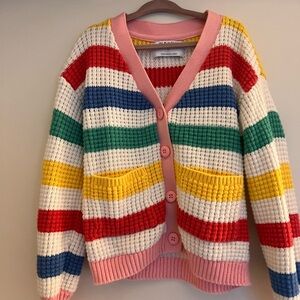 Old Navy Multicolor Striped Cardigan